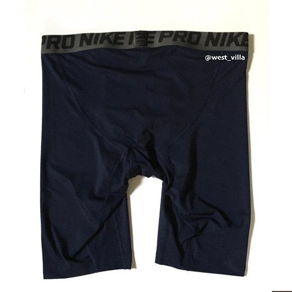 Nike Pro NBA Men's Basketball Compression Training Tights Shorts - Obsidian Blue - Picture 3 of 5